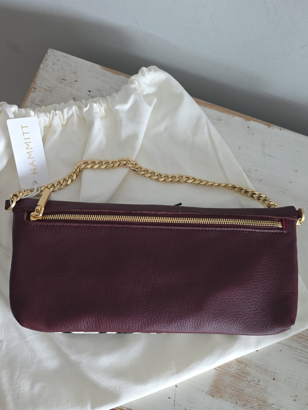 NWT Hammitt Invitation Clutch In Zebra - Picture 6 of 11